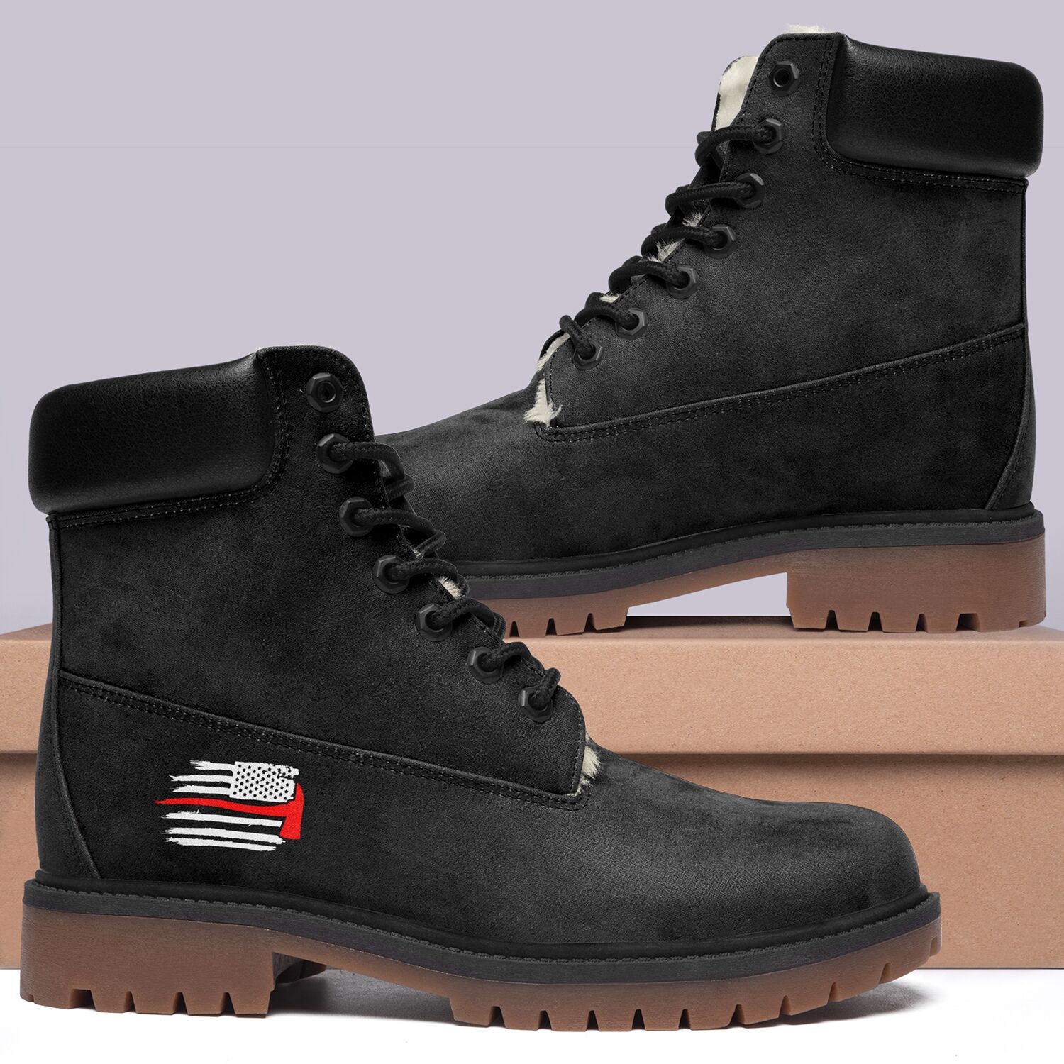 Customize America Flag Design Timboot Limited US Fans Winter Boot VB191001007