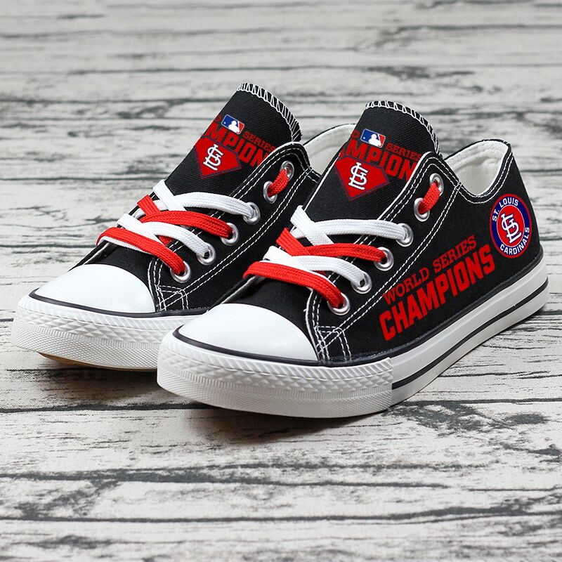 St. Louis Cardinals MLB Champions Design Canvas Shoes Custom Unisex Sneakers T-DWAZ028H