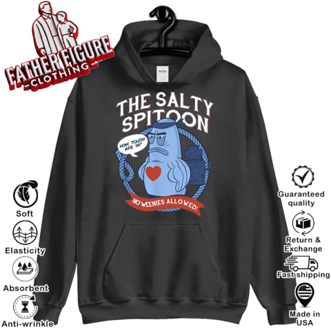 Spongebob Squarepants The Salty Spitoon No Weenies Allowed Hoodie