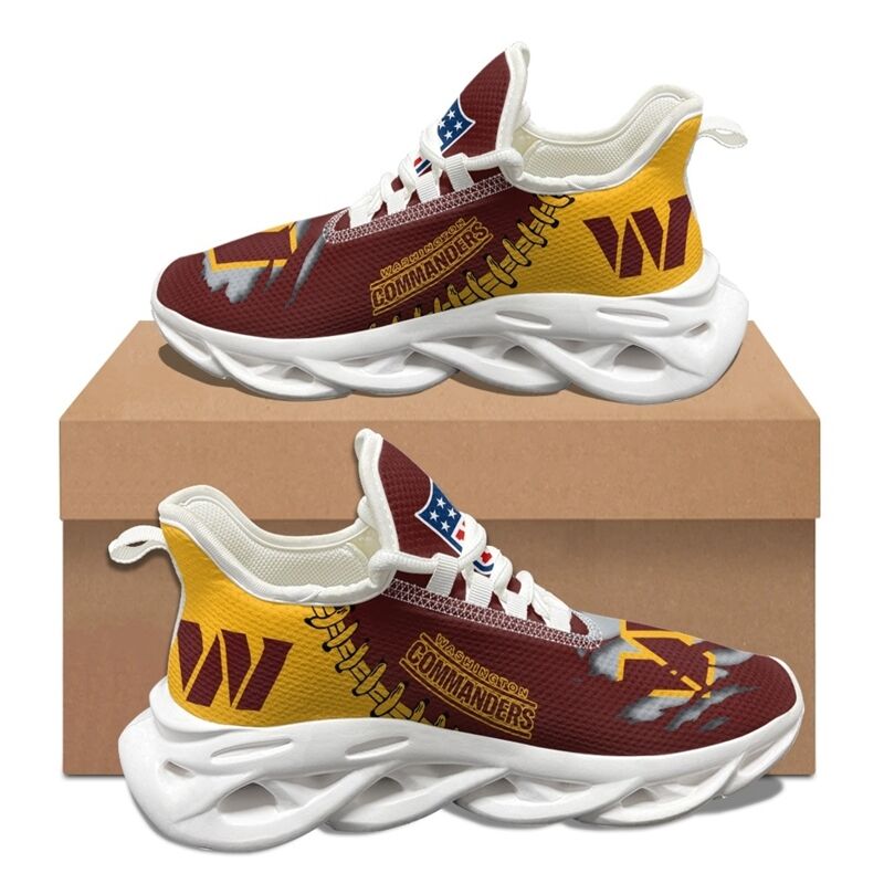 Custom NFL Fans Casual Sports Shoes Yeezy Style Men Women Outdoor Sneakers Washington Commanders4WK9W