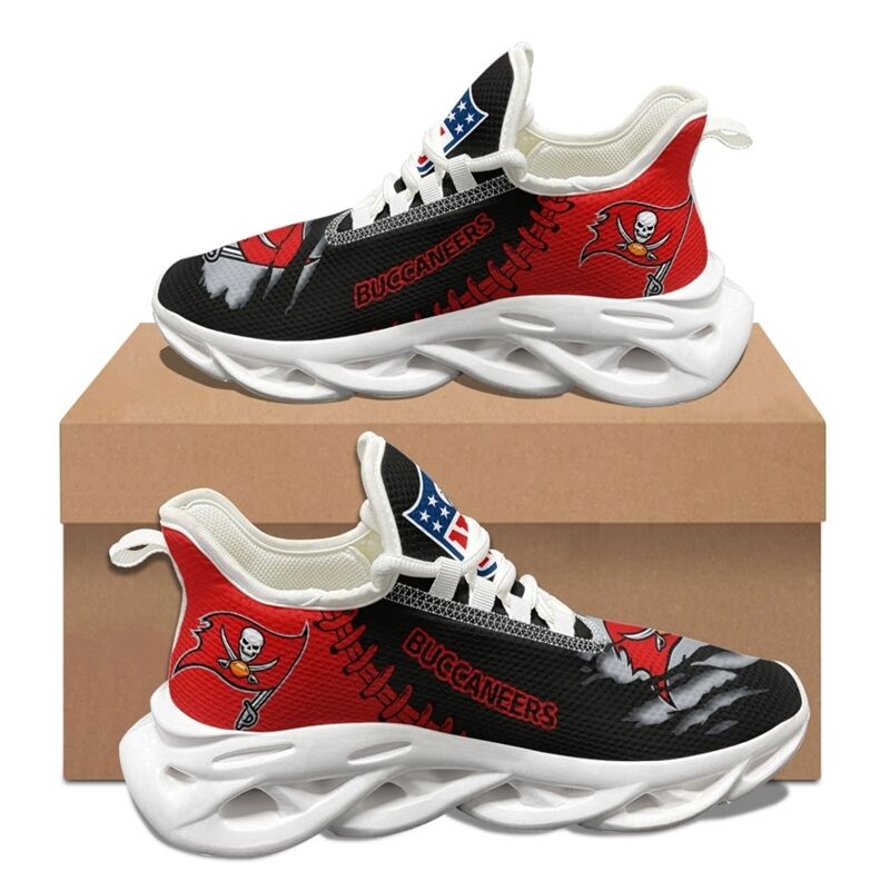 Custom Printed NFL Fans Casual Sports Shoes Yeezy Style Men Women Outdoor Sneakers Tampa Bay Buccaneers4WK9W