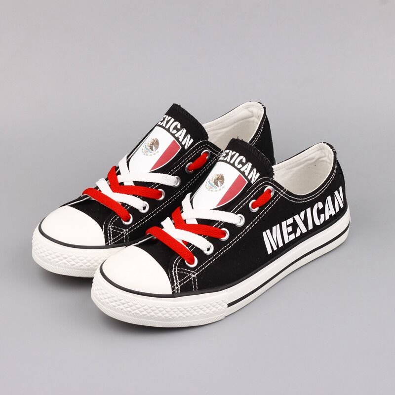 Customize Mexico Print Canvas Shoes Mexican Design Sport Sneakers T-DBS09H/T-DBS12H/T-DBS48H
