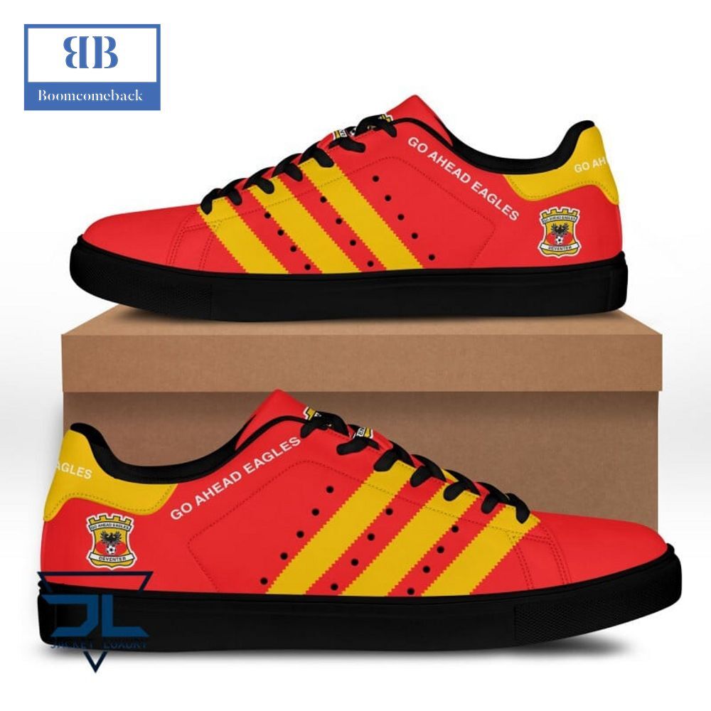Go Ahead Eagles Red Yellow Stan Smith Shoes - Yeezy Store