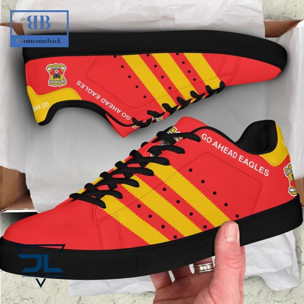 Go Ahead Eagles Red Yellow Stan Smith Shoes - Yeezy Store