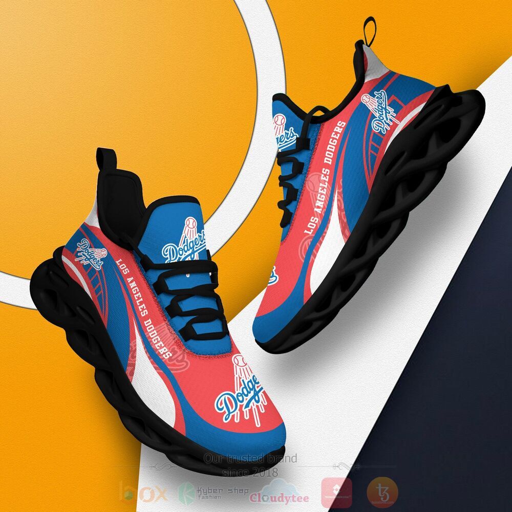 MLB Los Angeles Dodgers Max Soul Shoes Custom for Men Women