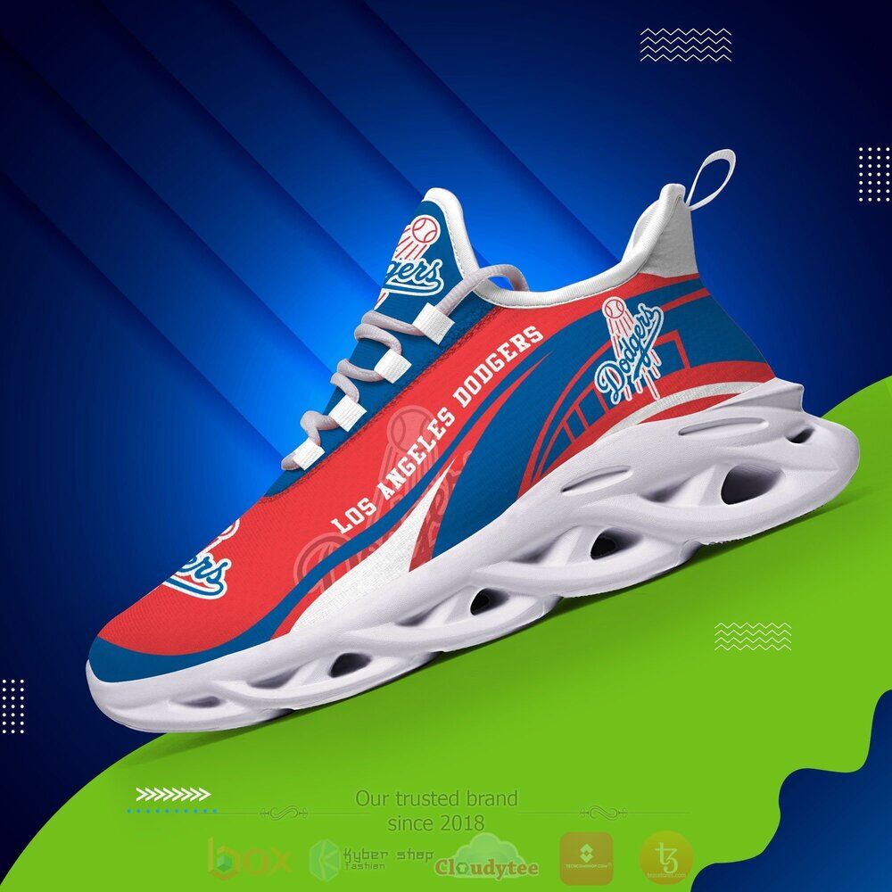 MLB Los Angeles Dodgers Max Soul Shoes Custom for Men Women