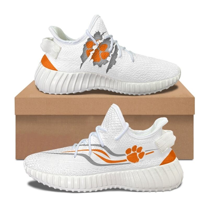 NCAA Clemson Tigers High School College Fans Sneakers Yeezy Style Sports Shoes SA224236WK6W