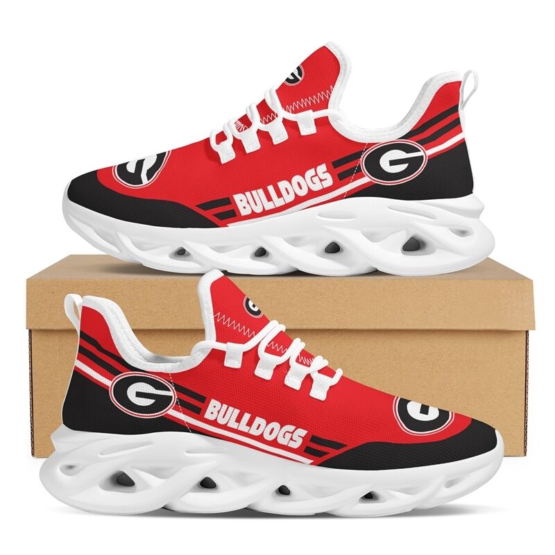 NCAA Team Georgia Bulldogs College Fans Running Shoes Sports Sneakers #WW4518-1-F21W