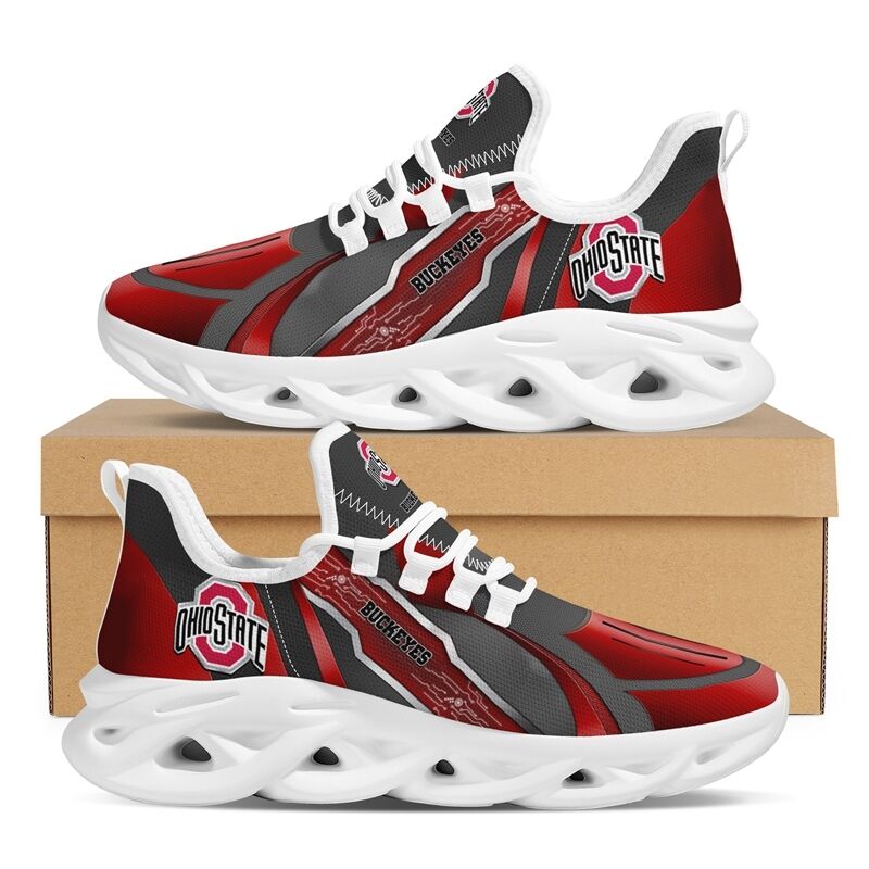 NCAA Team Ohio State Buckeyes College Fans Running Shoes Sports Sneakers ETUG-21782043F21W